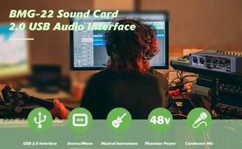 Profesionalni audio interfejs za snimanje mikrofona I instrumenata