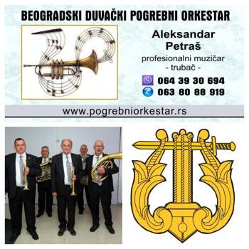 Zvanični pogrebni orkestar trubači  muzika za sahrane pogrebi Srbija