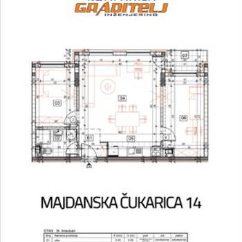 Novogradnja, trosoban, 55,64 m2, Banovo brdo, Majdanska Čukarica 14