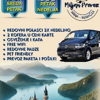 Kombi prevoz Srbija-Nemacka