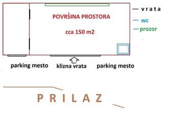 altina, 150 m2, magacin ili mini radionica