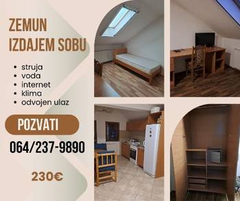 Soba za izdavanje.