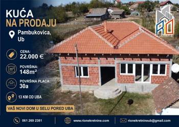 H I T N A P R O D A J A ! Useljiva kuća u Pambukovici kod Uba