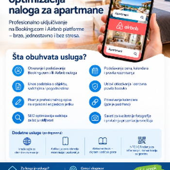 Otvaranje - Kreiranje Booking.com naloga